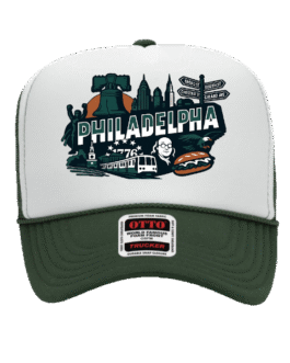 "Philadelphia Retro" Graphic Foam Trucker Cap
