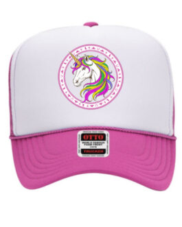"Unicorn - Spirit Animal" Graphic Foam Trucker Cap