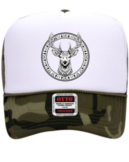 "Buck Deer - Spirit Animal" Graphic Foam Trucker Cap
