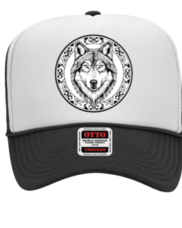 "Wolf v2- Spirit Animal" Graphic Foam Trucker Cap