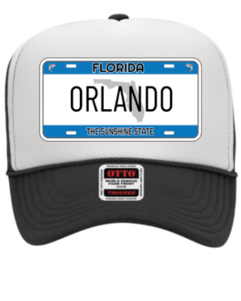 “Florida License Plate – Orlando” Graphic Foam Trucker Cap