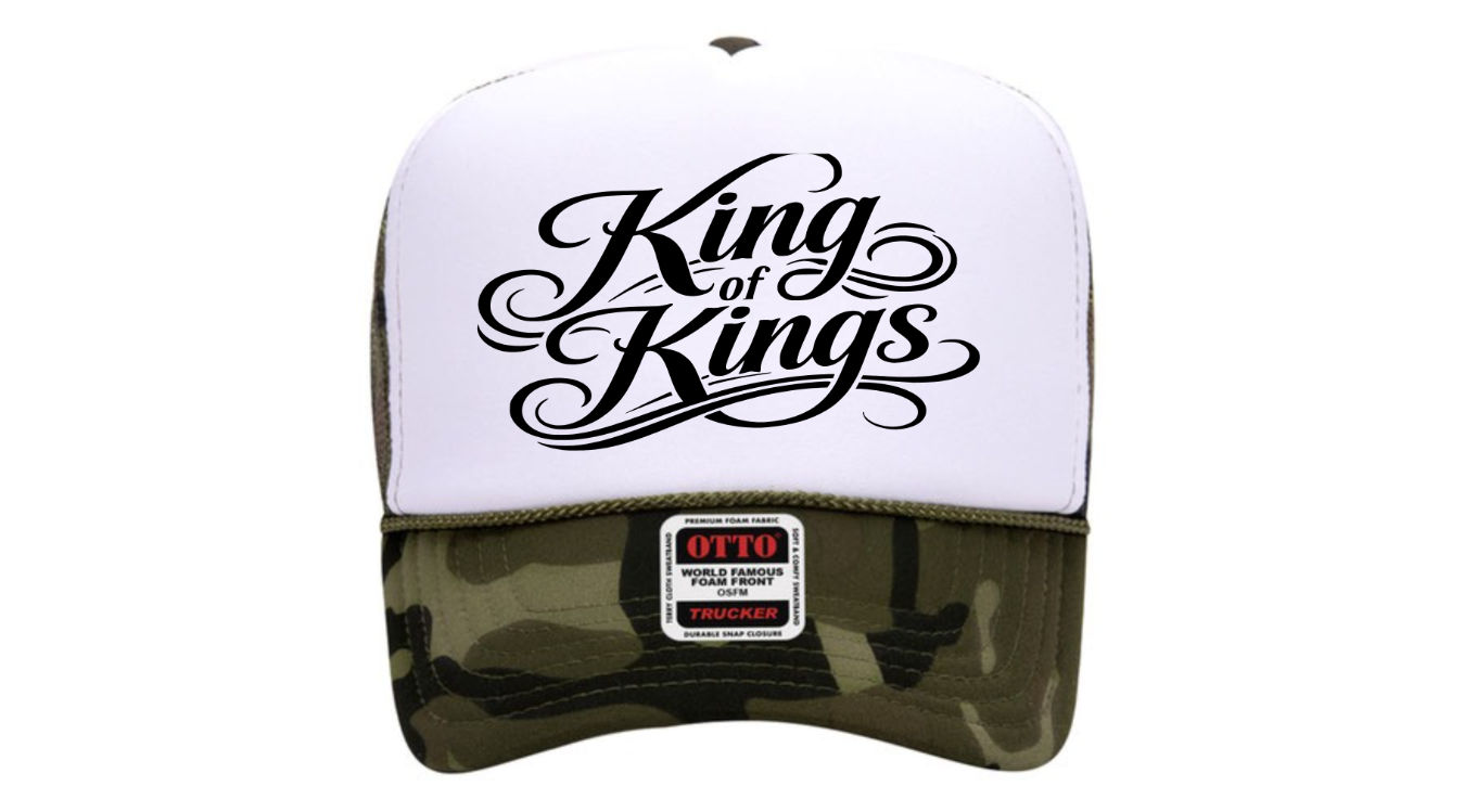 "King of Kings" - Foam Trucker Hat - Image 4
