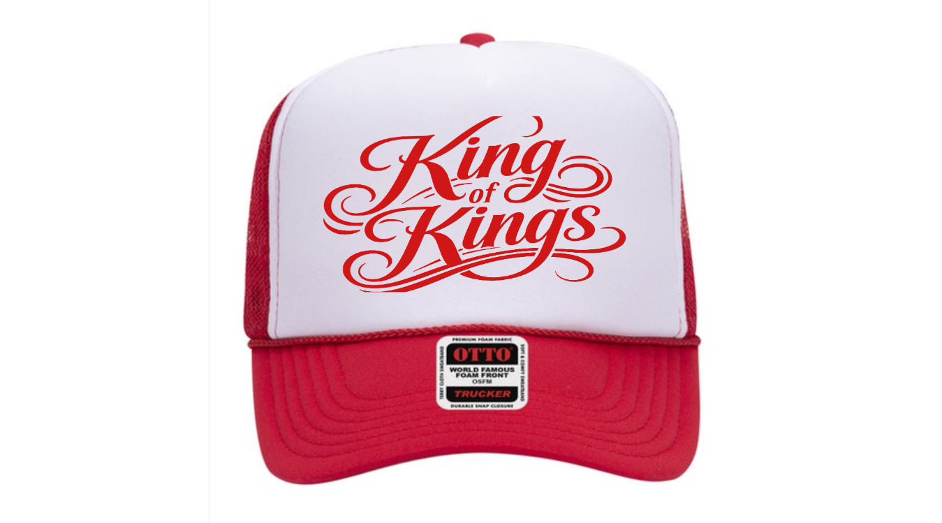 "King of Kings" - Foam Trucker Hat - Image 5
