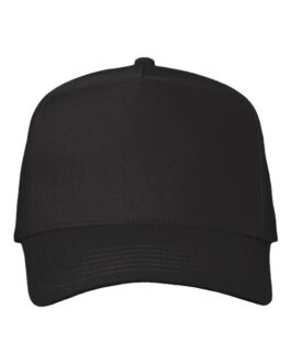 Custom Five Panel Solid Colors Mid Profile Baseball Cap with White Crown