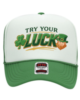 “Try Your Luck – St Patrick’s Day Cap