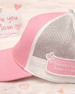 “Cool Moms Club Crest” – Custom Personalized Six Panel Mesh Back Trucker