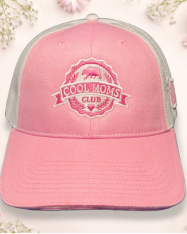 “Cool Moms Club Seal” – Custom Personalized Six Panel Mesh Back Trucker
