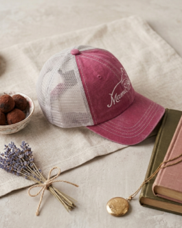 “Mama Bear” – Unstructured Six Panel Mesh Back Cap